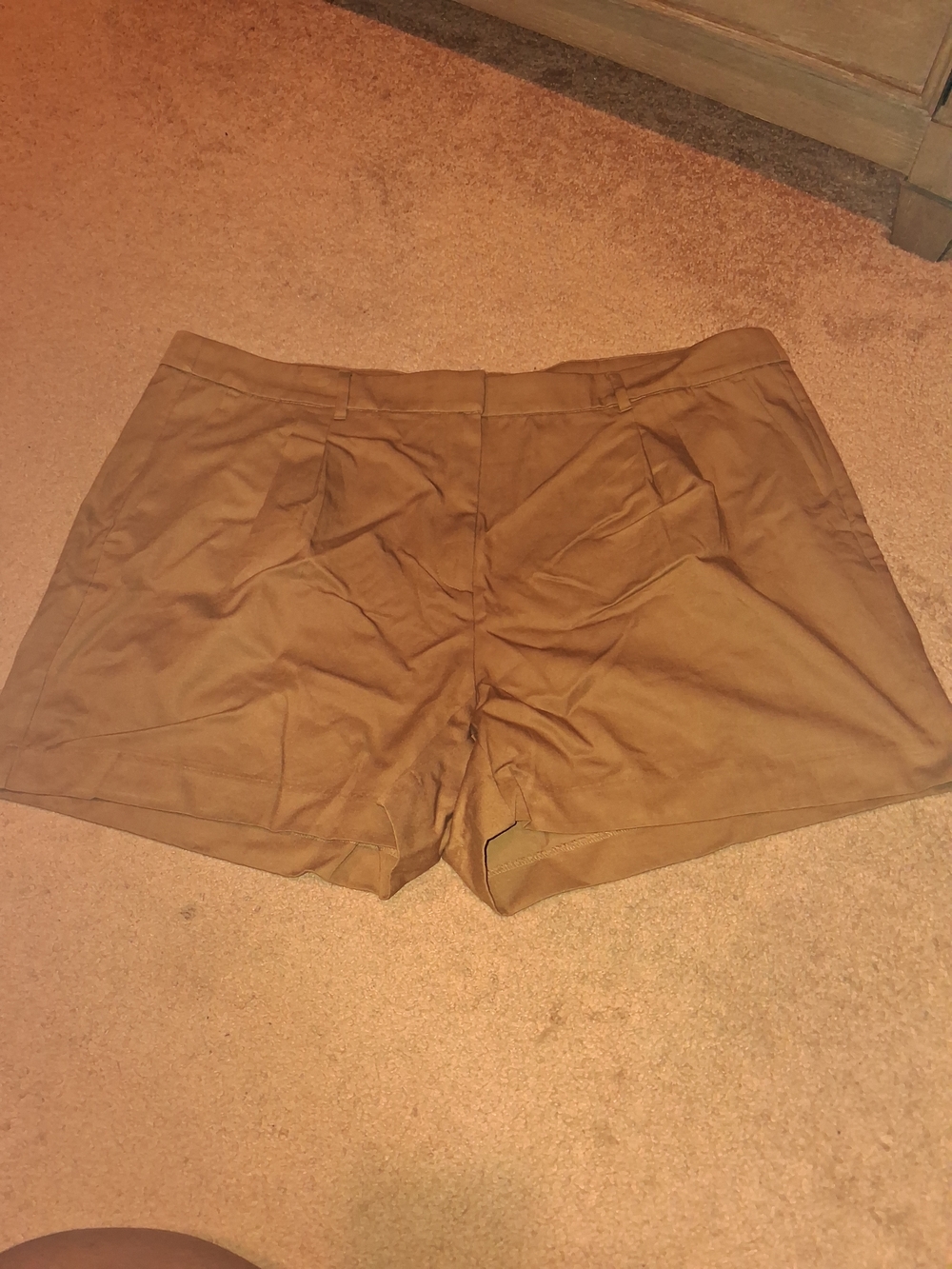 Old Navy Brown High-Rise Bermuda Shorts